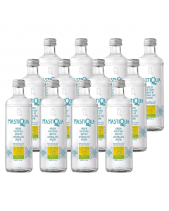 Mastiqua Lime and Lemon with Mastic Glass Bottles (12x330mL