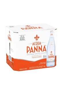 Acqua Panna Mineral Water Glass Bottles (12x1L)