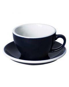 Buy Bevramics Cafe Latte Cup and Saucer Set 300mL Denim online