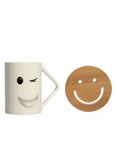 Buy BiggDesign Smiley Ceramic Cup Set online