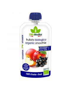 Buy Bioitalia Apple and Blackcurrant Smoothie (6 Packs of 120g) online