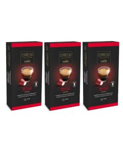 Buy Caffitaly Deciso Nespresso Coffee Capsules (3 Packs of 10) online