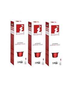 Caffitaly Ecaffe Intenso Coffee Capsules (3 Packs of 10)