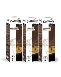 Caffitaly Ecaffe Corposo Coffee Capsules (3 Packs of 10)