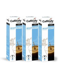 Caffitaly Ecaffe Decaffeinato Delicato Coffee Capsules (3 Packs of 10)
