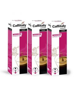Caffitaly Ecaffe Morbido Coffee Capsules (3 Packs of 10)