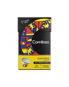 Coffesso Colombia Supremo Nespresso Coffee Capsules (Pack of 20)