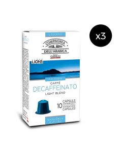 Buy Corsini Decaffeinato Nespresso Capsules (3 Packs of 10) online