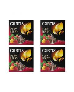 Buy Curtis Very Berry Black Tea Pyramids (4 Packs of 20) online