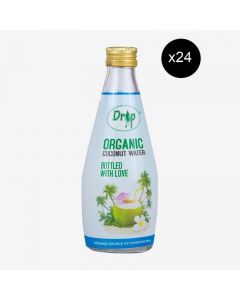 Drop Organic Coconut Water (24 Bottles of 290mL)