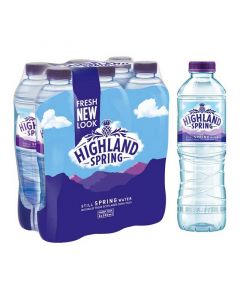 Buy Highland Spring Still Water PET Tray (6 Bottles of 500mL) online