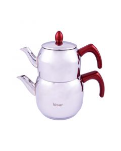 Buy Hisar Bahama Double Stovetop Teapot Set Red online