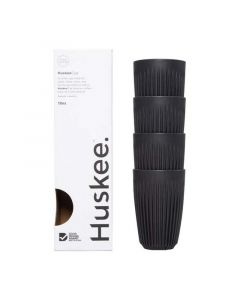 Buy Huskee Cup Charcoal 12oz (Pack of 4) online