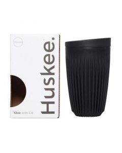 Buy Huskee Cup Charcoal with Lid - 12oz online