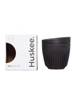 Buy Huskee Cup Charcoal with Lid - 6oz online