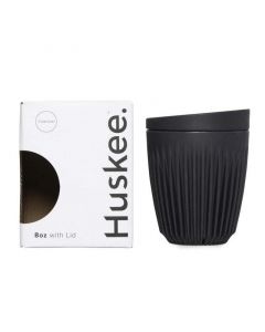 Buy Huskee Cup Charcoal with Lid - 8oz online