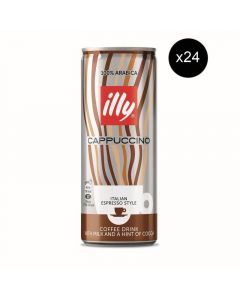 Buy illy Ready to Drink Issimo Cappuccino (24 Cans of 250mL) online