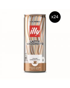 Buy illy Ready to Drink Issimo Latte Macchiato (24 Cans of 250mL) online