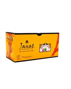 Buy Janat Black Series Peach & Pear Tea Bags (Pack of 25) Online