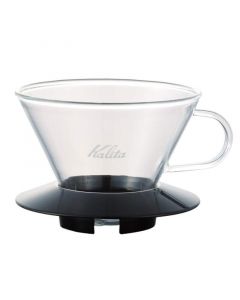 Buy Kalita Wave WDG-185 Glass Coffee Dripper Black online