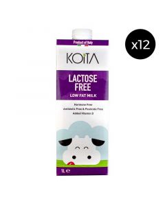 Buy Koita Lactose Free Low Fat Milk (12 Packs of 1L) online