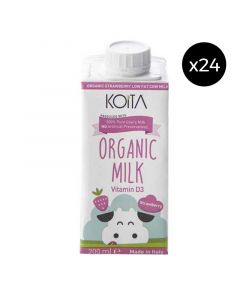 Buy Koita Organic Strawberry Milk (24 Packs of 200mL) online