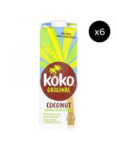 Koko Original Coconut Milk (6 Packs of 1L)