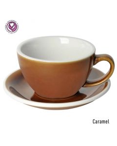 Buy Loveramics Egg Cafe Latte Cup & Saucer 300mL Potter Colours (6pcs Set) Caramel online