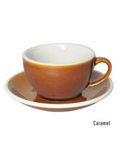 Buy Loveramics Egg Cappuccino Cup & Saucer 250mL Potter Colours (6pcs Set) Caramel online