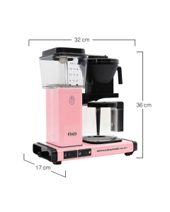 Moccamaster KBG Select Coffee Machine - Pink