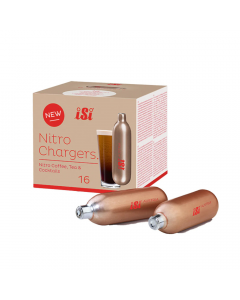 iSi Nitro Chargers – 16 Pack for Coffee, Tea & Mocktails