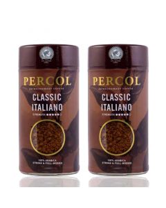 Buy Percol Classic Italiano Instant Coffee (2 Packs of 100g) online
