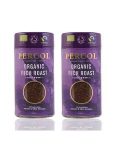 Buy Percol Organic Rich Roast Instant Coffee (2 Packs of 100g) online