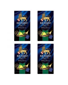 Buy Richard Kings Tea No.1 Black Tea Bags (4 Packs of 25) online