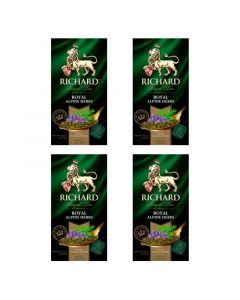 Buy Richard Royal Alpine Herbs Tea Bags (4 Packs of 25) online