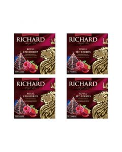 Buy Richard Royal Red Berries Fruit Herbal Tea Pyramids (4 Packs of 20) online
