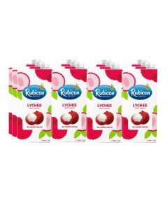Rubicon Lychee No Sugar Added Juice (12 Packs of 1L)