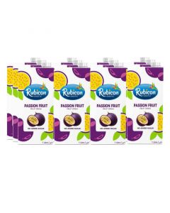 Rubicon Passion Fruit No Sugar Added Juice (12 Packs of 1L)