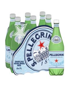اشترِ زجاجات المياه المعدنية الفوارة البلاستيكية من س بيللغرينو (6 × 1 لتر) عبر الإنترنت