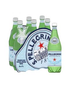 Buy S.Pellegrino Sparkling Mineral Water Plastic Bottles (6x1L) online