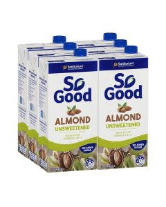 Buy So Good Almond Milk Unsweetened (6 Packs of 1L) online