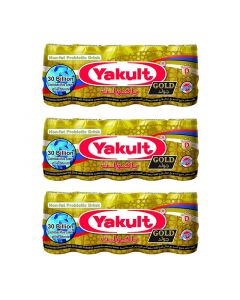 Buy Yakult Gold Probiotic Milk Drink (3x5 Bottles) online