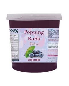 Yiouyi Popping Boba Blueberry Topping 3.2kg