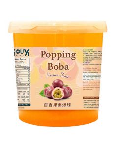 Yiouyi Popping Boba Passion Fruit Topping 3.2kg
