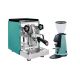 Buy Astoria Loft Espresso Machine Light Blue with Free Grinder online