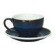 Buy Bevramics Cafe Latte Cup and Saucer Set 300mL Denim Blue online