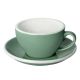 Buy Bevramics Cafe Latte Cup and Saucer Set 300mL Mint online