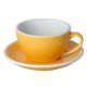 Buy Bevramics Cafe Latte Cup and Saucer Set 300mL Yellow online