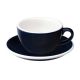 Buy Bevramics Cappuccino Cup and Saucer Set 220mL Denim online