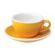 Buy Bevramics Cappuccino Cup and Saucer Set 220mL Yellow online